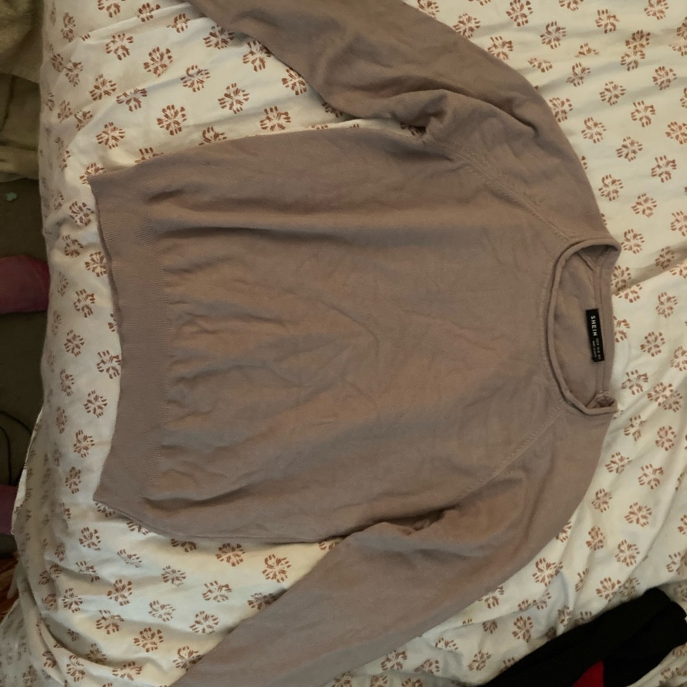 Beige SHEIN sweater